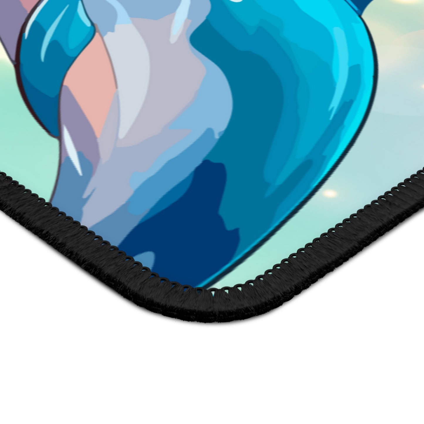Colorful Dolphin Gaming Mouse Pad with 'Slut' Design - Fun Desk Accessory for Gamers