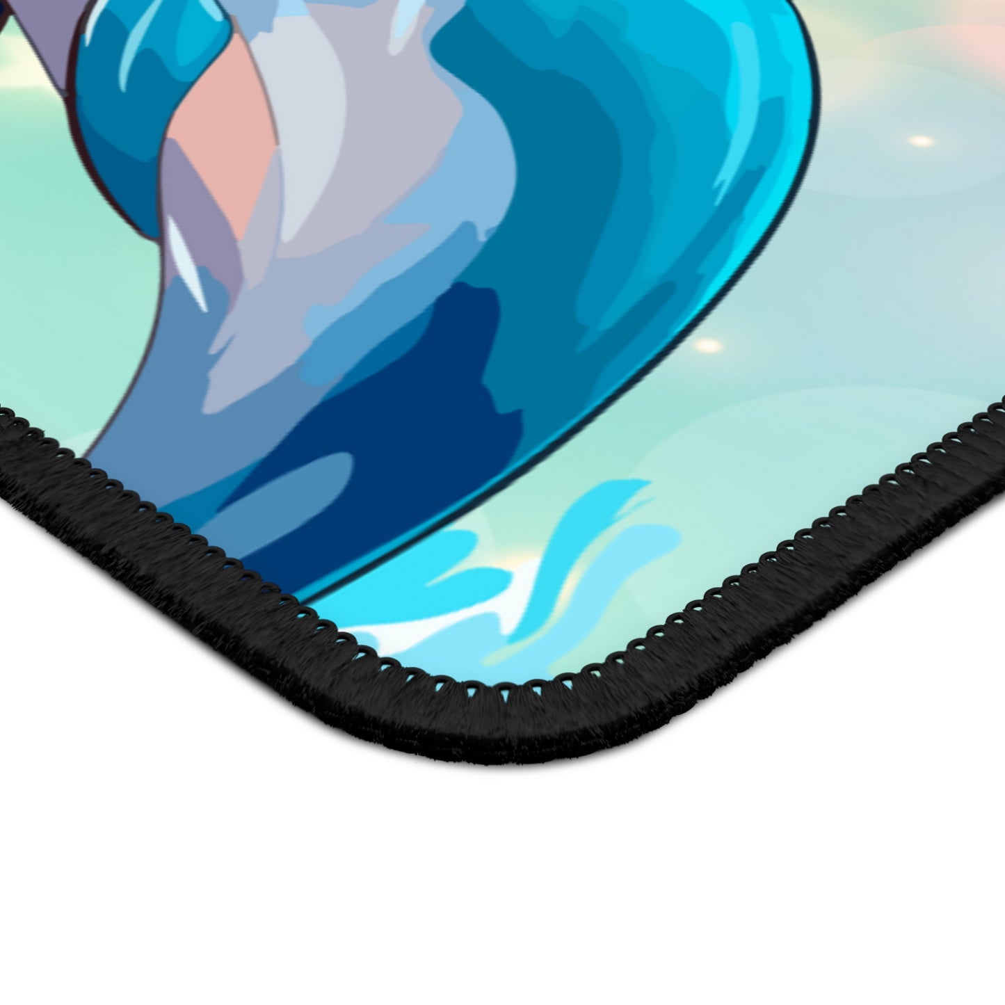 Colorful Dolphin Gaming Mouse Pad - Bisexual Pride Design